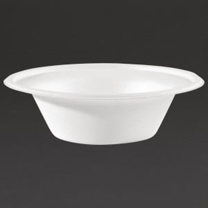 Schalen aus kompostierbarem Bagasse 151mm - Packung mit 50 Stück - Fiesta Green - Fourniresto