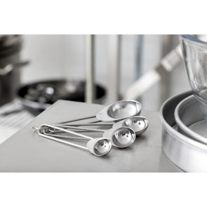 Set van maatlepels - Set van 4 - Kitchen Craft - Fourniresto