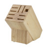 Wooden 9-Piece Knife Block - Vogue - Fourniresto