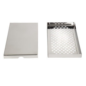 Stainless Steel Bar Receiver Tray - FourniResto - Fourniresto