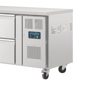 Refrigerated Table GN 1/1 Ventilated 8 Drawers Series U 616L - Polar - Fourniresto