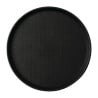 Plateau Antidérapant Noir Blackline Rond Ø 310mm - Roltex - Fourniresto