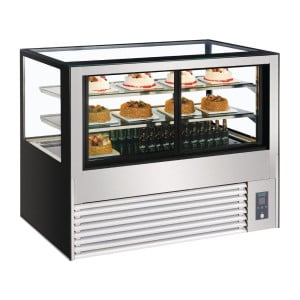 Kühlvitrine mit hinterem Service Serie U 1500mm - Polar - Fourniresto