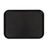 Black Rectangular Polypropylene Fast Food Tray 410mm - Cambro - Fourniresto