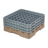 Glazenrek met 49 compartimenten Camrack Beige Maximale hoogte 174mm - Cambro - Fourniresto