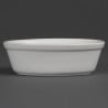 Ovale witte gratinschalen 161 x 116 mm - Set van 6 - Olympia - Fourniresto