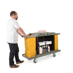 Polypropylene Cleaning Trolley - Jantex - Fourniresto