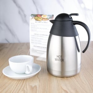 Insulated Hot Water Pitcher with Domed Lid - 1.5L - Olympia