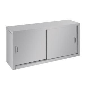 Vogue 1200mm Stainless Steel Wall Cupboard - Optimized Hygiene and Space