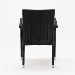 Fauteuils En Rotin Pe Anthracite  - Bolero - Fourniresto