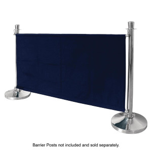 Barriere aus dunkelblauem Stoff - Bolero - Fourniresto