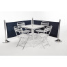 Barriere aus dunkelblauem Stoff - Bolero - Fourniresto