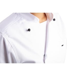 Koksbuis Unisex Chicago Korte Mouwen Wit Maat M - Whites Chefs Clothing - Fourniresto