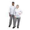 Broek voor in de keuken Vegas met kleine zwarte en witte ruitjes Maat M - Whites Chefs Clothing - Fourniresto