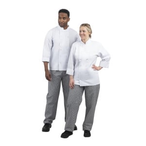 Kochhose Unisex Vegas Kleine Schwarze Und Weiße Karos Größe Xxl - Whites Chefs Clothing - Fourniresto