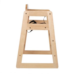 Houten Hoge Stoel Natuurlijke Afwerking - Bolero - Fourniresto