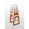 Houten Hoge Stoel Natuurlijke Afwerking - Bolero - Fourniresto