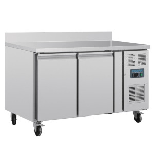 Refrigerated Table with 2 Doors and Backsplash - 282 L - Polar - Fourniresto