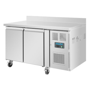 Refrigerated Negative 2-Door Table with Backsplash Series U - 282L - Polar