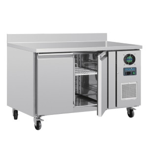 Kühltisch mit 2 Türen und Rückwand Serie U - 282L - Polar