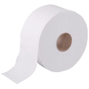 Toilettenpapierrollen 2-lagig Mini Jumbo 150m - Packung mit 12 - Jantex