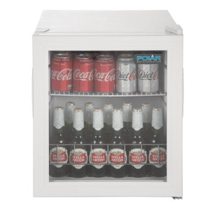 White Counter Top Positive Refrigerated Display Case C Series - 46L - Polar - Fourniresto