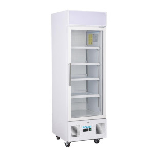 Kühlschrank mit weißer Frontscheibe Serie G - 218 L - Polar - Fourniresto