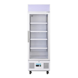 Kühlschrank mit weißer Frontscheibe Serie G - 218 L - Polar - Fourniresto