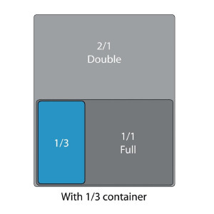 Luchtdichte polypropyleen deksel - GN 1/3 - Cambro - Fourniresto