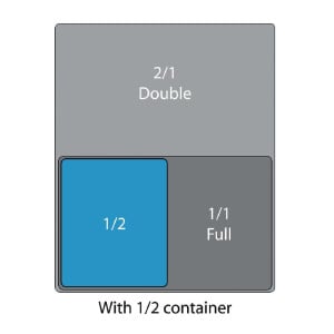 Airtight Polypropylene Lid - GN 1/2 - Cambro - Fourniresto