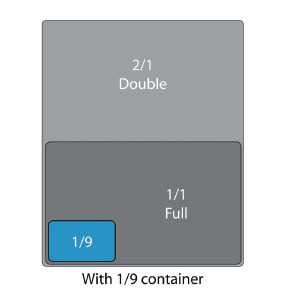 Luchtdichte deksel van polypropyleen - GN 1/9 - Cambro - Fourniresto