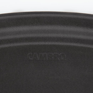 Servierplatte Oval aus rutschfestem Fiberglas Camtread Schwarz - Cambro - Fourniresto