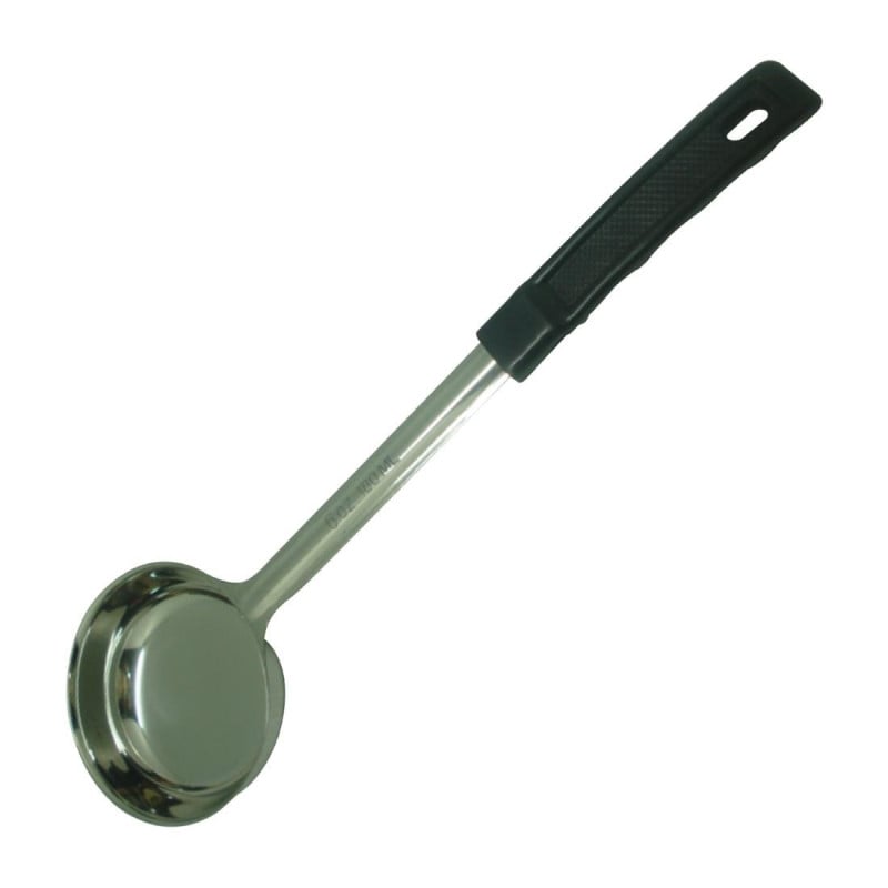 Zwarte RVS Soeplepel - 178ml - FourniResto Zwarte RVS Soeplepel - 178ml - FourniResto
