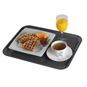 Gelamineerd glad Capri antraciet 430 mm - Cambro - Fourniresto