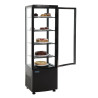 Vitrine Réfrigérée avec Portes Incurvées - Noire 235 L - Polar - Fourniresto