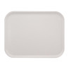 America 460x360mm speckled grey polyester serving tray - Roltex - Fourniresto