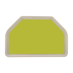 Polyester Dienblad Trapezium GN 500x325mm Groen - Roltex - Fourniresto