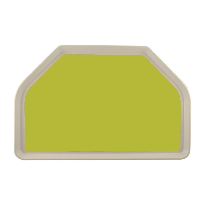 Dienblad van polyester trapezium GN 500x325mm groen - Roltex - Fourniresto