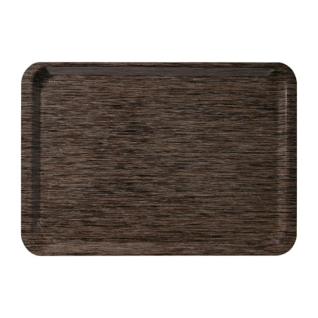 Melamine Euronorm 530x370mm Service Tray Wenge - Roltex - Fourniresto