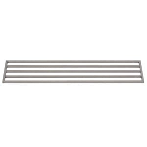 Wandplank met gaatjes van roestvrij staal - L 1800 x 400mm - Gastro M