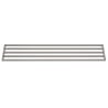 Wandregal aus Edelstahl mit Aussparungen - L 1800 x 400mm - Gastro M