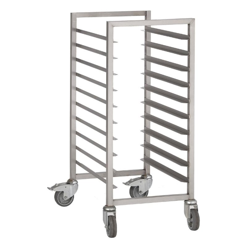 Chariot À Glissières en Inox 10 Niveaux- 600 x 400mm - Gastro M