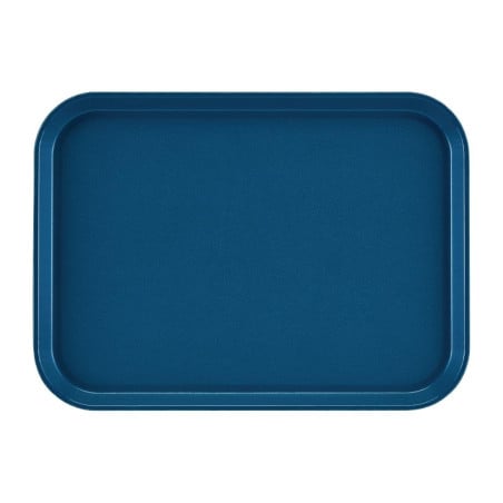 Rechteckiges rutschfestes Tablett aus Fiberglas EpicTread Blau 350mm - Cambro - Fourniresto