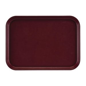 Rechthoekig Antislip Glasvezel Serveerblad EpicTread Bordeaux 350mm - Cambro - Fourniresto