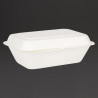 Barquettes À Charnière en Bagasse Compostables - 500 ml - Lot de 250 - Fiesta Green