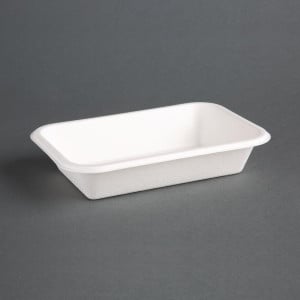 Composteerbare bakjes van 180 mm van bagasse - Set van 50 - Fiesta Green