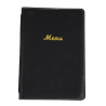 Protective Menu in Black Faux Leather A5 - Olympia - Fourniresto