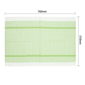 Groene katoenen theedoeken - Set van 10 - Vogue - Fourniresto