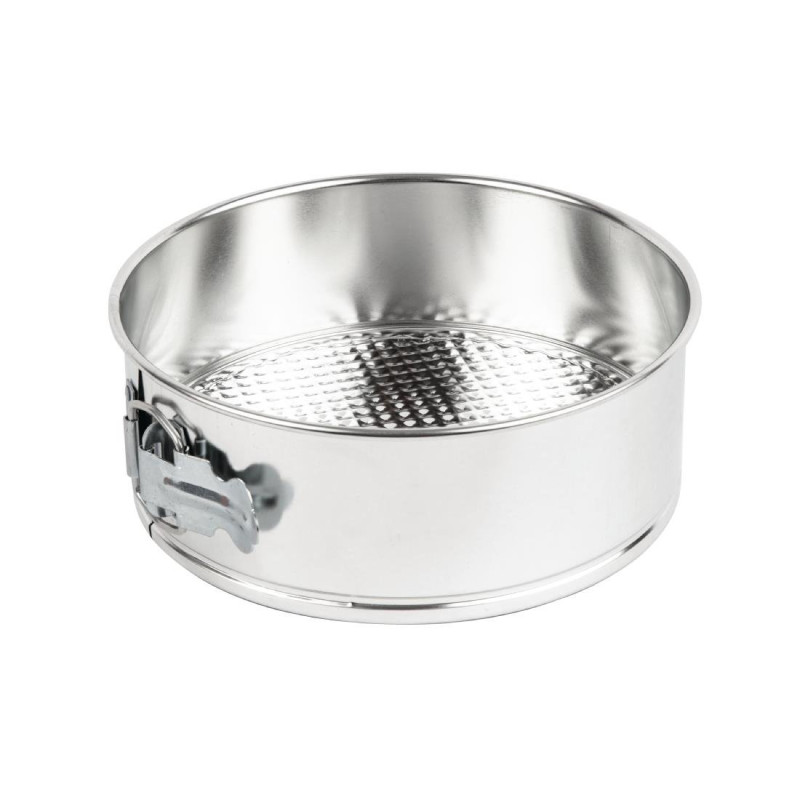 Ronde Springvorm Van Wit Blik - Ø200Mm - Vogue - Fourniresto Ronde Springvorm Van Wit Blik - Ø200Mm - Vogue - Fourniresto