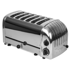 Toaster 6 Scheiben aus Edelstahl - Dualit